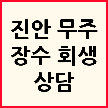진안 개인회생