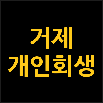 거제시 개인회생