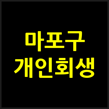 서울 마포구 개인회생