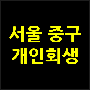 서울 중구 개인회생