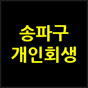 서울 송파구 개인회생